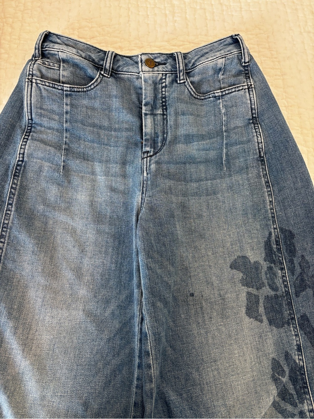 Anthropologie Pilcro Mid Rise Kenna Barrel jeans 25 - Picture 5 of 10